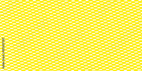 Yellow and white vector halftone. Industrial half tone texture. Subtle dotted gradient. Retro effect overlay. Grunge dot pattern on transparent backdrop. Modern graphic halftone perforated surface