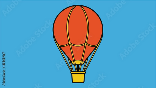 vector hot air balloon