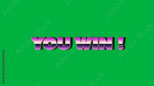 Retro Video Game Title with Alpha Channel