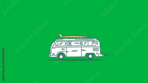 Motor Home on Alpha Channel