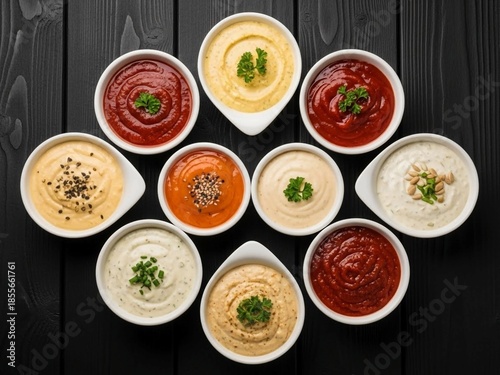 set of fresh vegetables