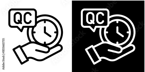 Time-Management Iconset White Style Collection