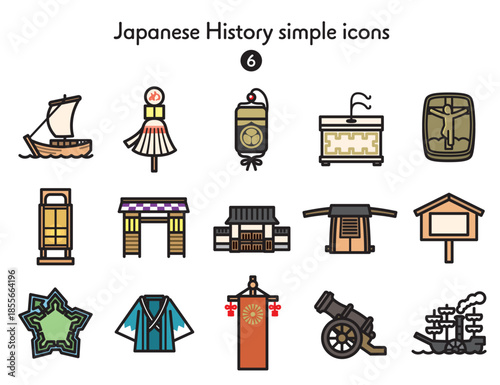 シンプルアイコン集 日本史6