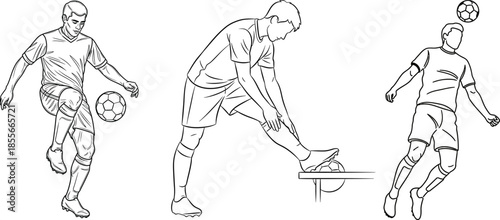 Mastering football skills with practice and dedication