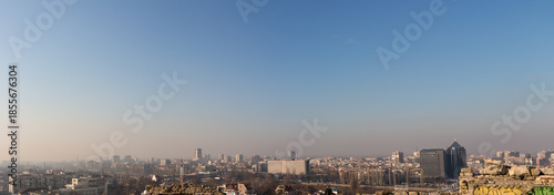 Panorama of Plovdiv city from Sahat tepe