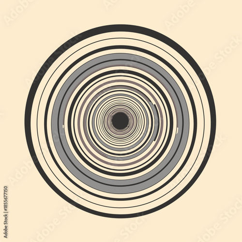 Geometric Patterns, Circular Design, Digital Artwork, Abstract, Minimalist, Centered View, Modern Aesthetics