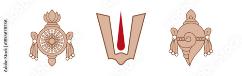 Shanku Chakra Namam || God balaji symbol and om || The Shanku Chakra Namam is a powerful Hindu symbol