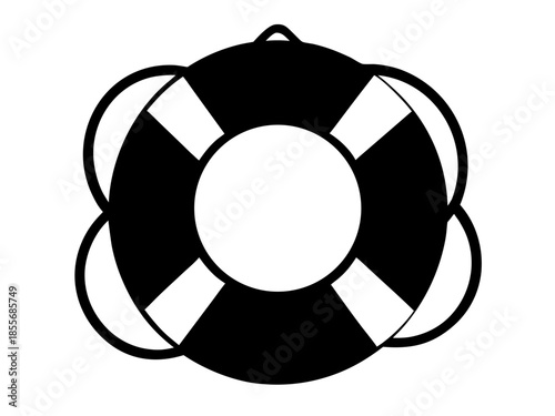 safety lifebuoy black silhouette vector,safety lifebuoy symbol