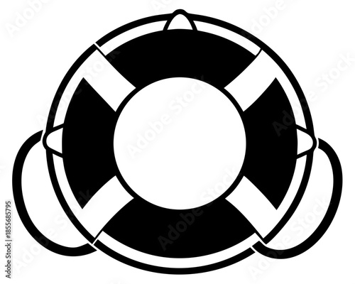safety lifebuoy black silhouette vector,safety lifebuoy symbol