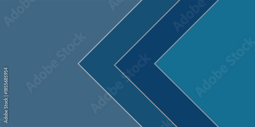 Blue turquoise and Darkblue angle arrow overlap vector background on space for text and message artwork design.