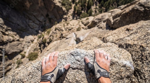 A determined climber's pers...
