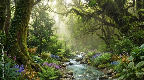 An enchanting landscape of ...