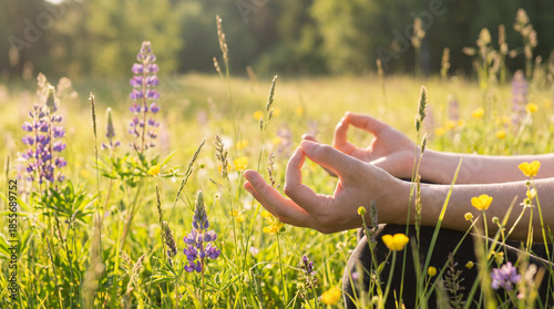 A serene moment of mindfuln...