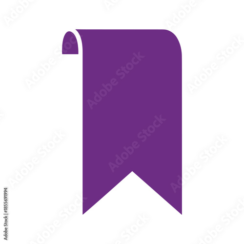Purple Ribbon Illustration