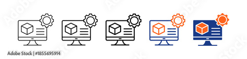 Automation Different Set Vector Icon