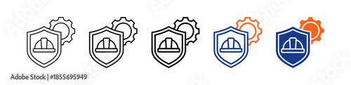 Industrial Safety Different Set Vector Icon