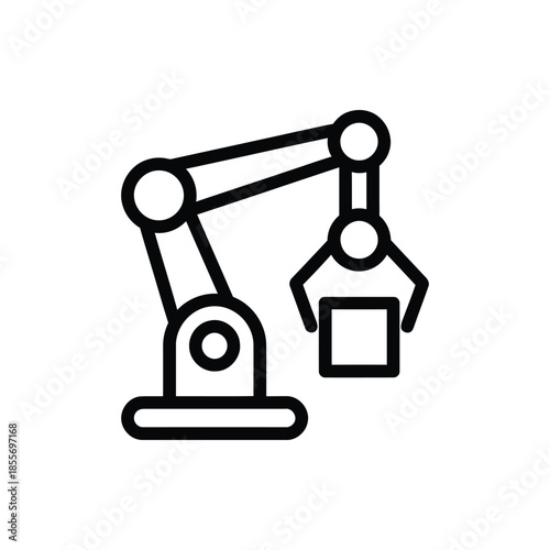 Robotic Arm Manipulator Icon