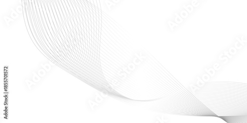  modern abstract white wave line digital geometric technology, beautiful dynamic smooth space texture background,  minimal seamless lines wavy pattern in mesh and motion abstract, black blending line.