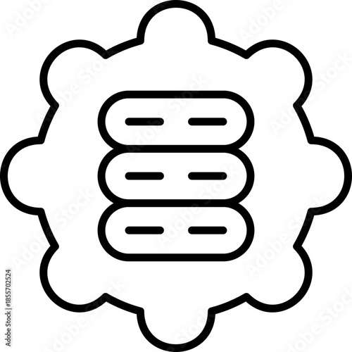 Network Data Recovery Icon Vector Element