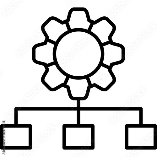 Consolidation Icon Vector Element