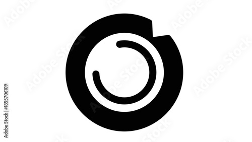 3d render of a bicycle symbol on a chrome background