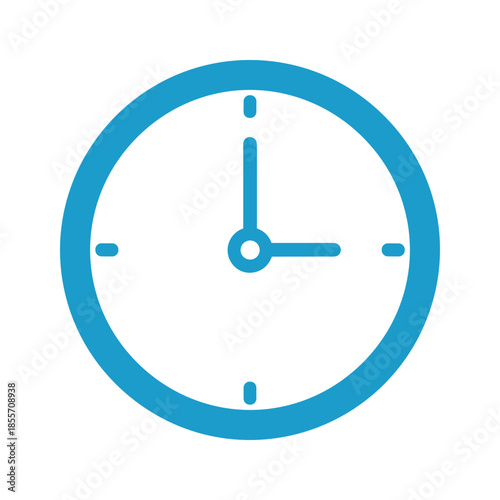 Free Download Clock Icon Vector Illustration - GFXLoad