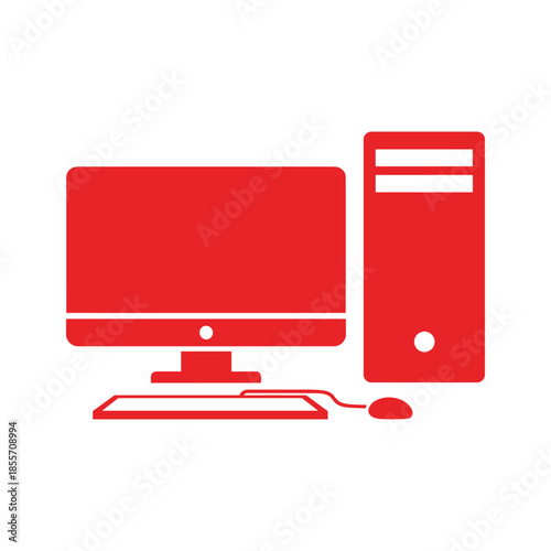 Desktop Computer Illustration
