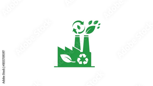 Sustainable industry practices promoting eco-friendly recycling and green technology