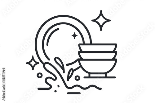 Clean Dishes Icon