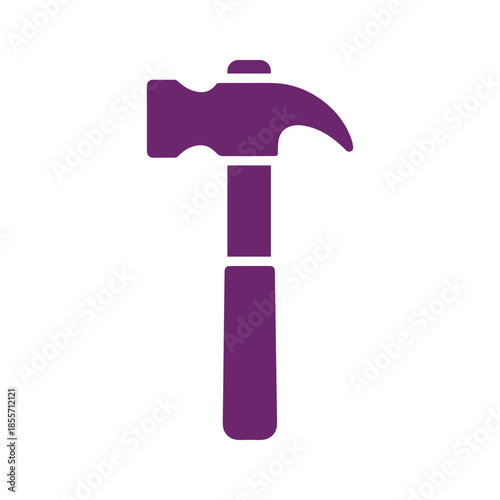 Purple Hammer Icon