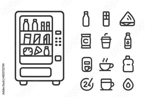 Vending Machine and Product Icons