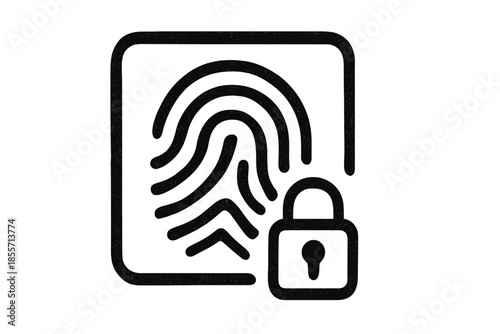 Fingerprint Lock Icon