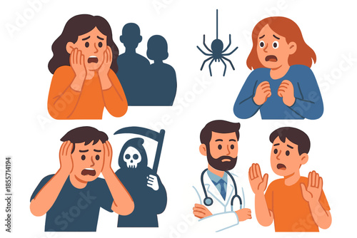 People's Fears Depicted Visually
