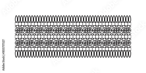 Sweet Cute Lace Fabric Decorative Elements, Elegant Vector Design
