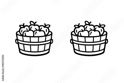 Two Baskets of Apples