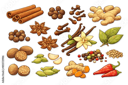 Assortment of Spices and Herbs