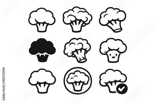 Broccoli Icon Set
