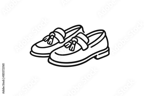 Tassel Loafer Shoes Icon