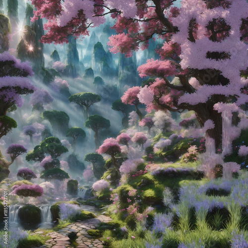 Fantasy landscape, Nature, Dreamlike scenery