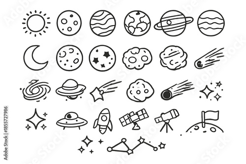 Cosmic Icons Set