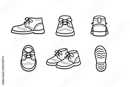 Boots set icons