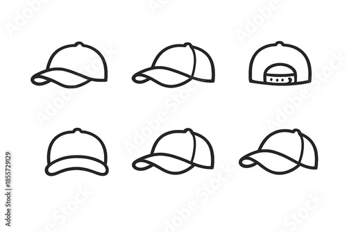 Baseball Cap Icons