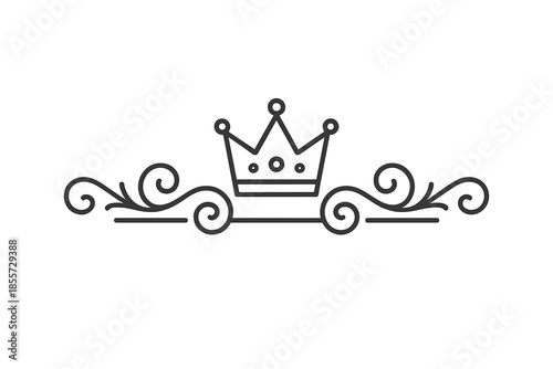 Crown with Ornate Flourishes