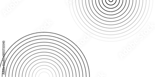 Modern abstract background. Halftone dots in circle form. Spiral logo, icon or design element. vector ilustration