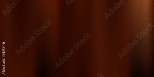 Black dark brown orange gold abstract luxury background. Silk satin fabric. Gradient ombre color. Curtain drapery fold line. Chocolate shade. Shiny glow glitter light. Design. Wide banner. Panoramic.