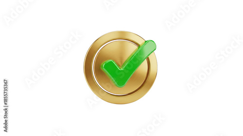 Green Check Mark on Gold Coin Free Download Green Check Mark on Gold Coin - GFXLoad