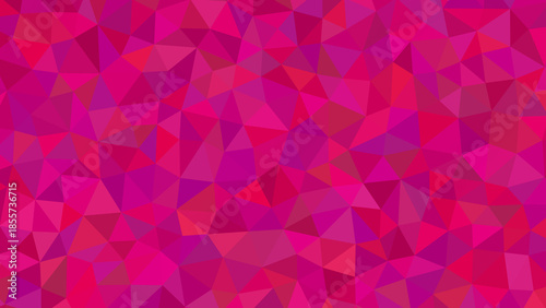 A vibrant background of geometric shapes featuring shades of pink and purple