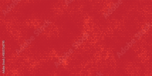 Abstract halftone dots background in red colors