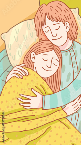 Heartwarming Hug Moment