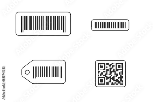 Collection of Barcodes and QR Codes